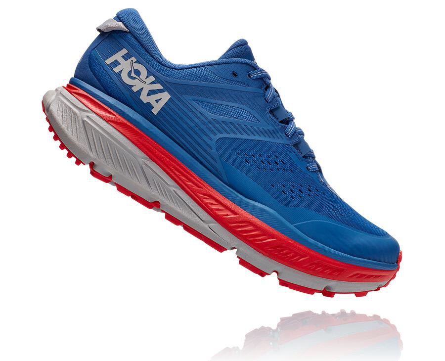 Hoka Australia One One Stinson Atr 6 - Mens Trail Shoes Blue - TXRZO-1458